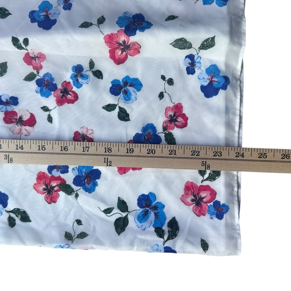 NWT Ann Taylor White Floral Tank‎ top Size XS - Picture 3 of 6